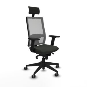 Office Chair with Headrest Piqueras y Crespo 2D066G1 Black