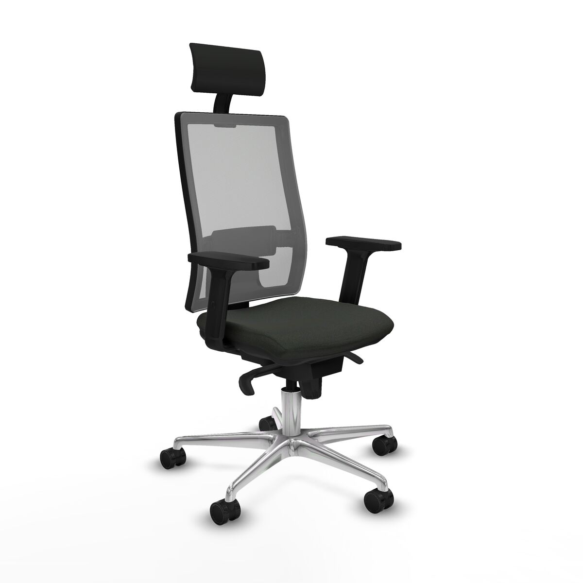 Office Chair with Headrest Piqueras y Crespo 2D086N1 Black