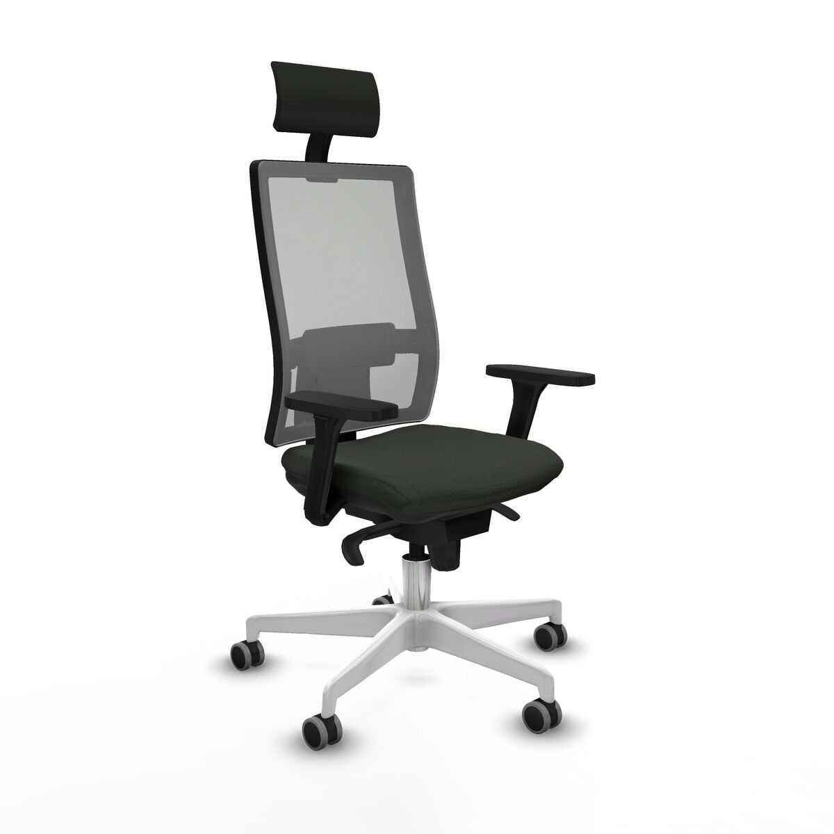 Office Chair with Headrest Piqueras y Crespo 3D026G1 Black