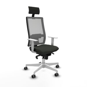 Office Chair with Headrest Piqueras y Crespo 4B026G1 Black