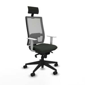 Office Chair with Headrest Piqueras y Crespo 4B066N1 Black