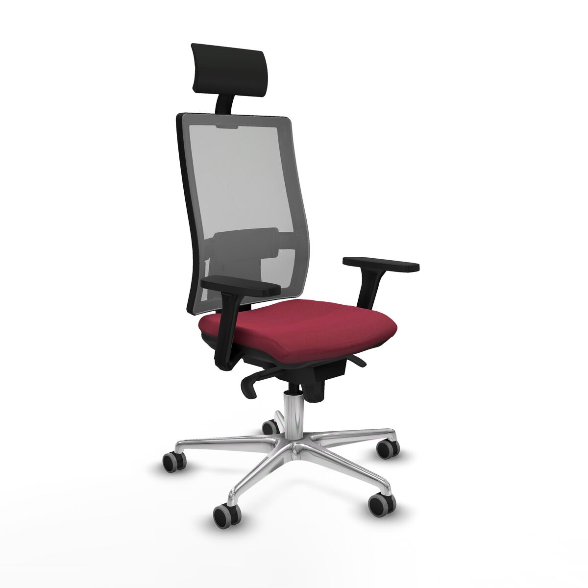 Office Chair with Headrest Piqueras y Crespo 3D086G1 Maroon