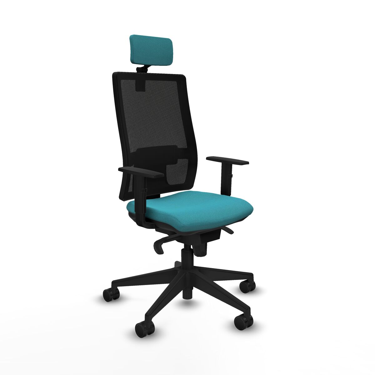 Office Chair Piqueras y Crespo 1D066N2 Turquoise