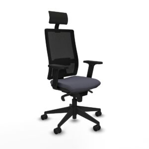 Office Chair with Headrest Piqueras y Crespo 2D066N1 Dark grey