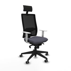 Office Chair with Headrest Piqueras y Crespo 4B066G1 Dark grey
