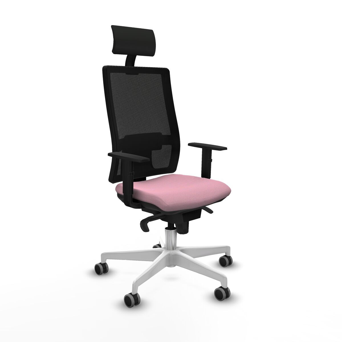 Office Chair with Headrest Piqueras y Crespo 1D026G1 Pink