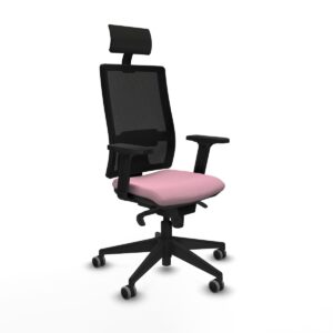 Office Chair with Headrest Piqueras y Crespo 2D066G1 Pink