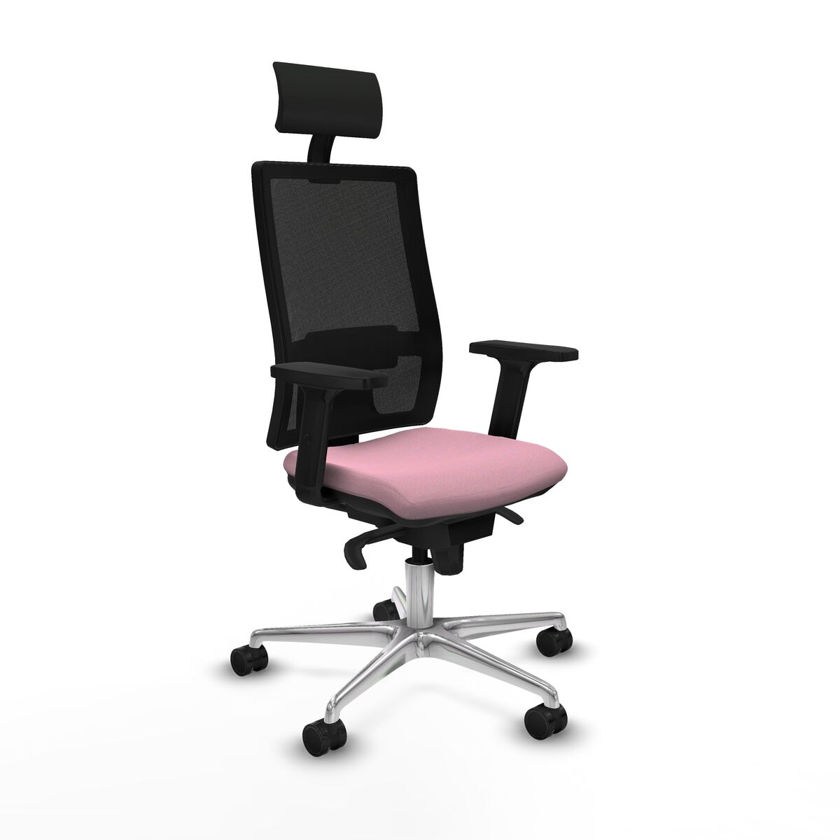 Office Chair with Headrest Piqueras y Crespo 2D086N1 Pink