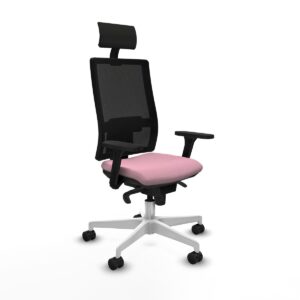 Office Chair with Headrest Piqueras y Crespo 3D026N1 Pink