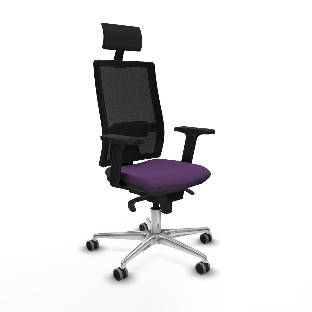 Office Chair with Headrest Piqueras y Crespo 2D086G1 Purple