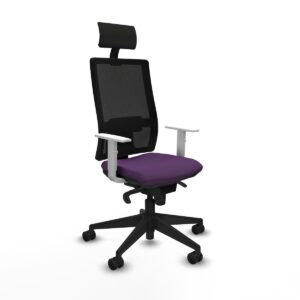 Office Chair with Headrest Piqueras y Crespo 4B066N1 Purple