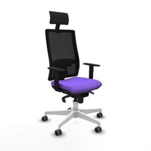 Office Chair with Headrest Piqueras y Crespo 1D026G1 Lilac