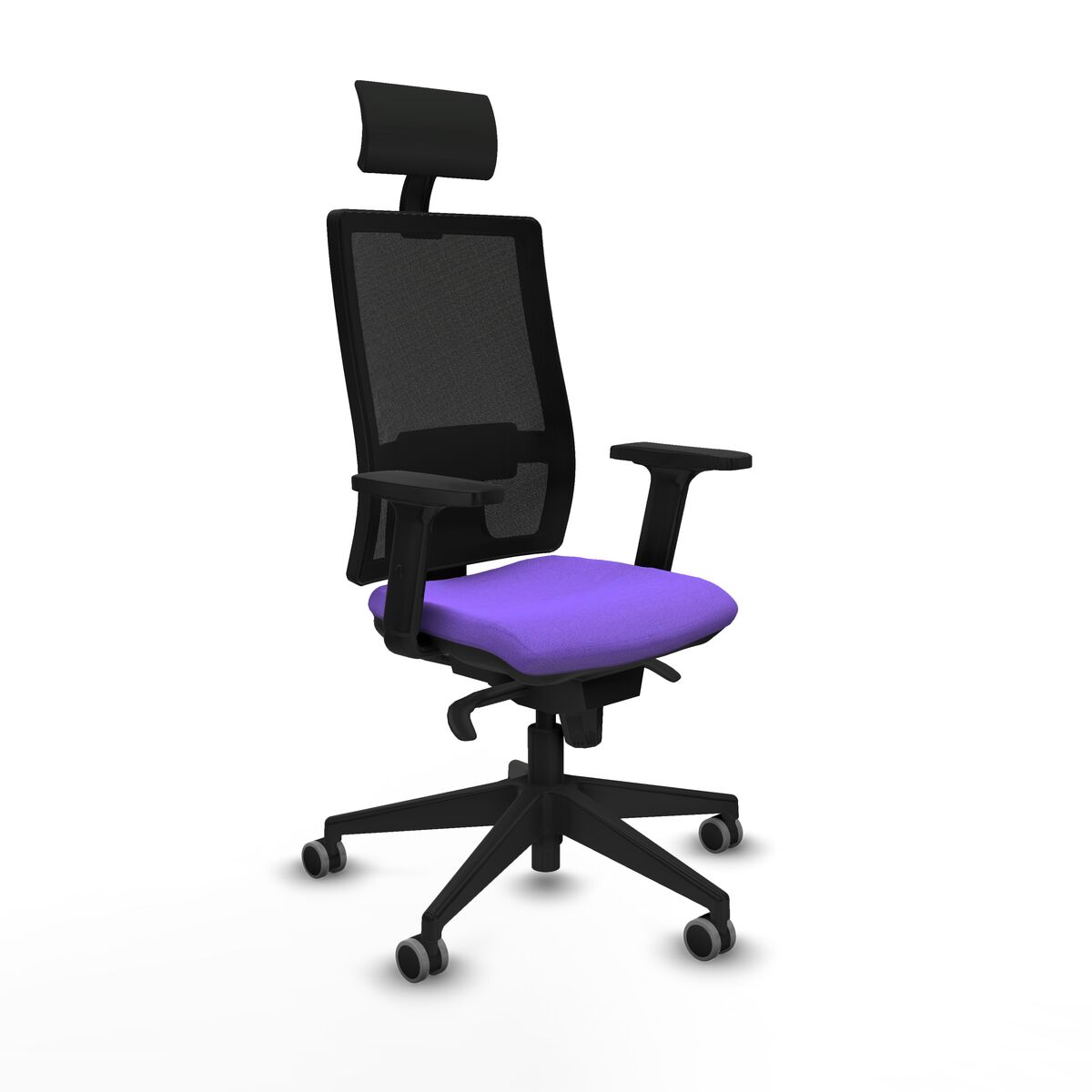 Office Chair with Headrest Piqueras y Crespo 2D066G1 Lilac