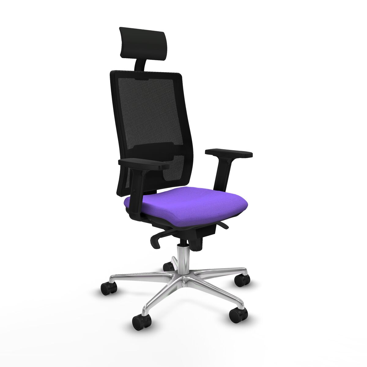 Office Chair with Headrest Piqueras y Crespo 2D086N1 Lilac