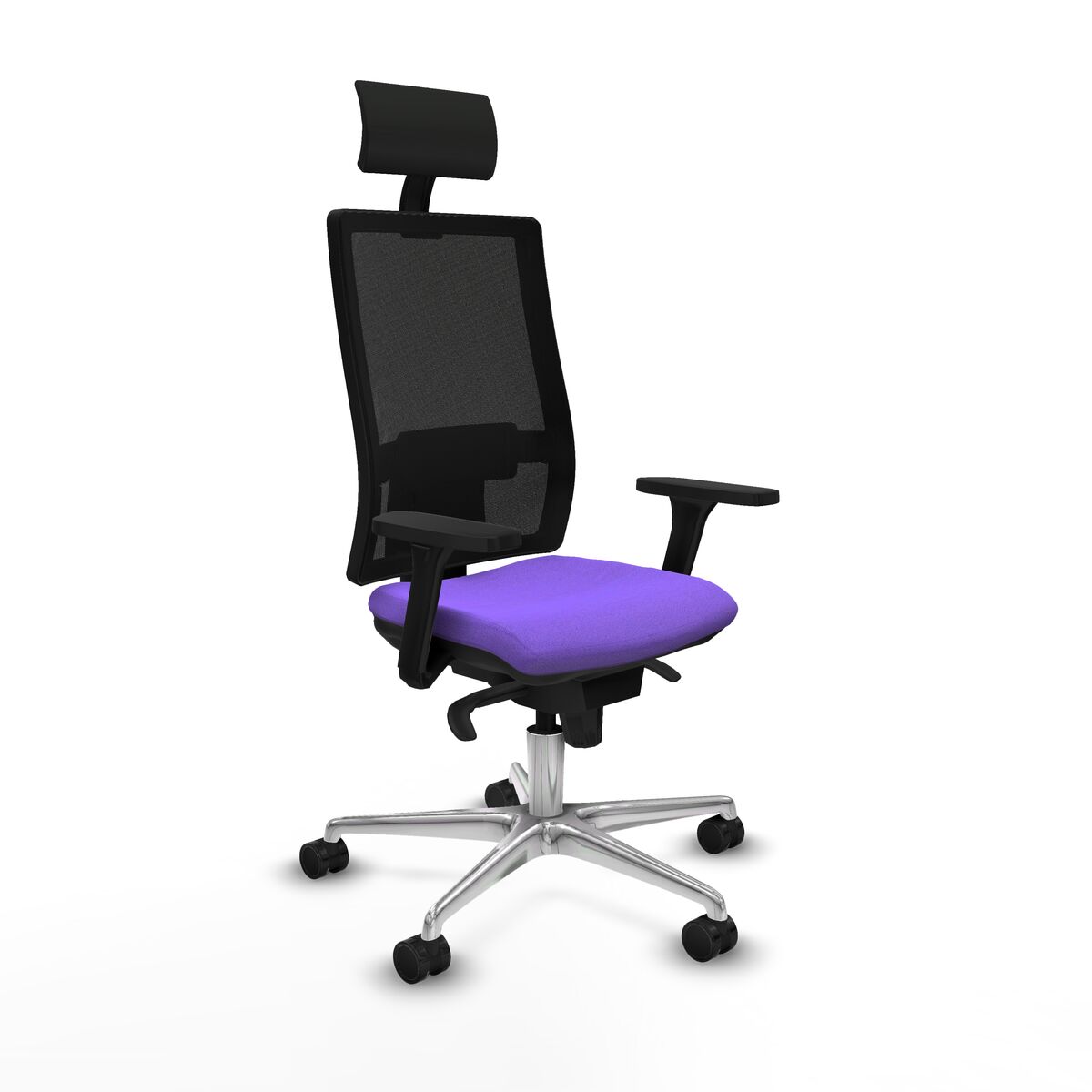 Office Chair with Headrest Piqueras y Crespo 3D086N1 Lilac