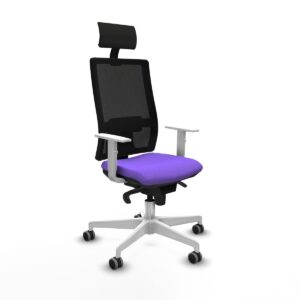 Office Chair with Headrest Piqueras y Crespo 4B026G1 Lilac