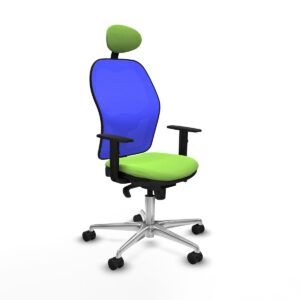 Office Chair with Headrest Jorquera Piqueras y Crespo 1D086N1 Pistachio
