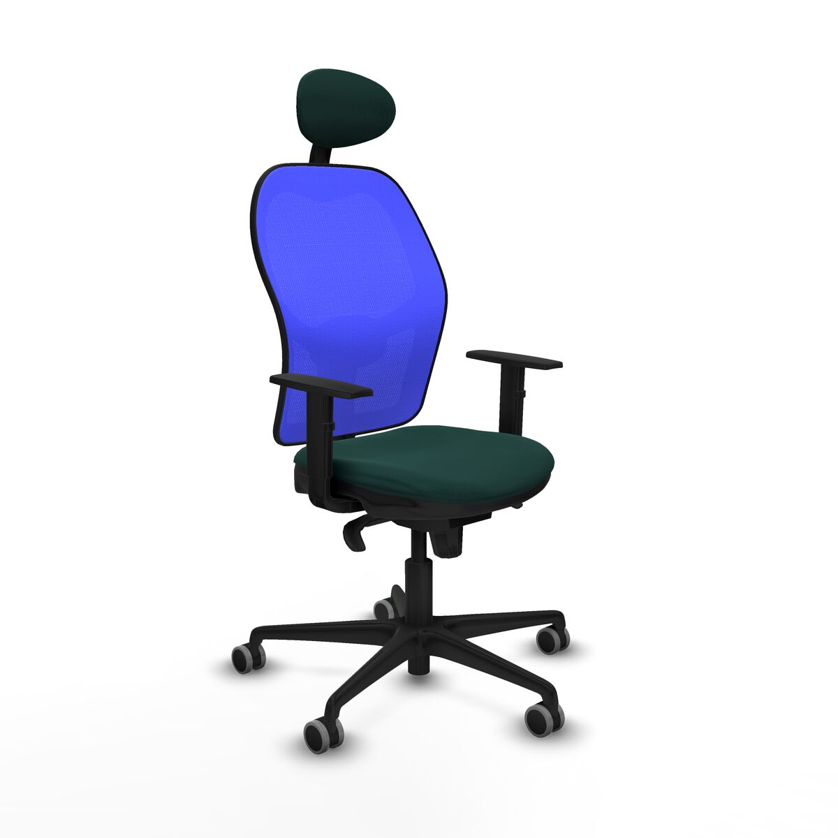 Office Chair with Headrest Jorquera Piqueras y Crespo 1D036G1 Green