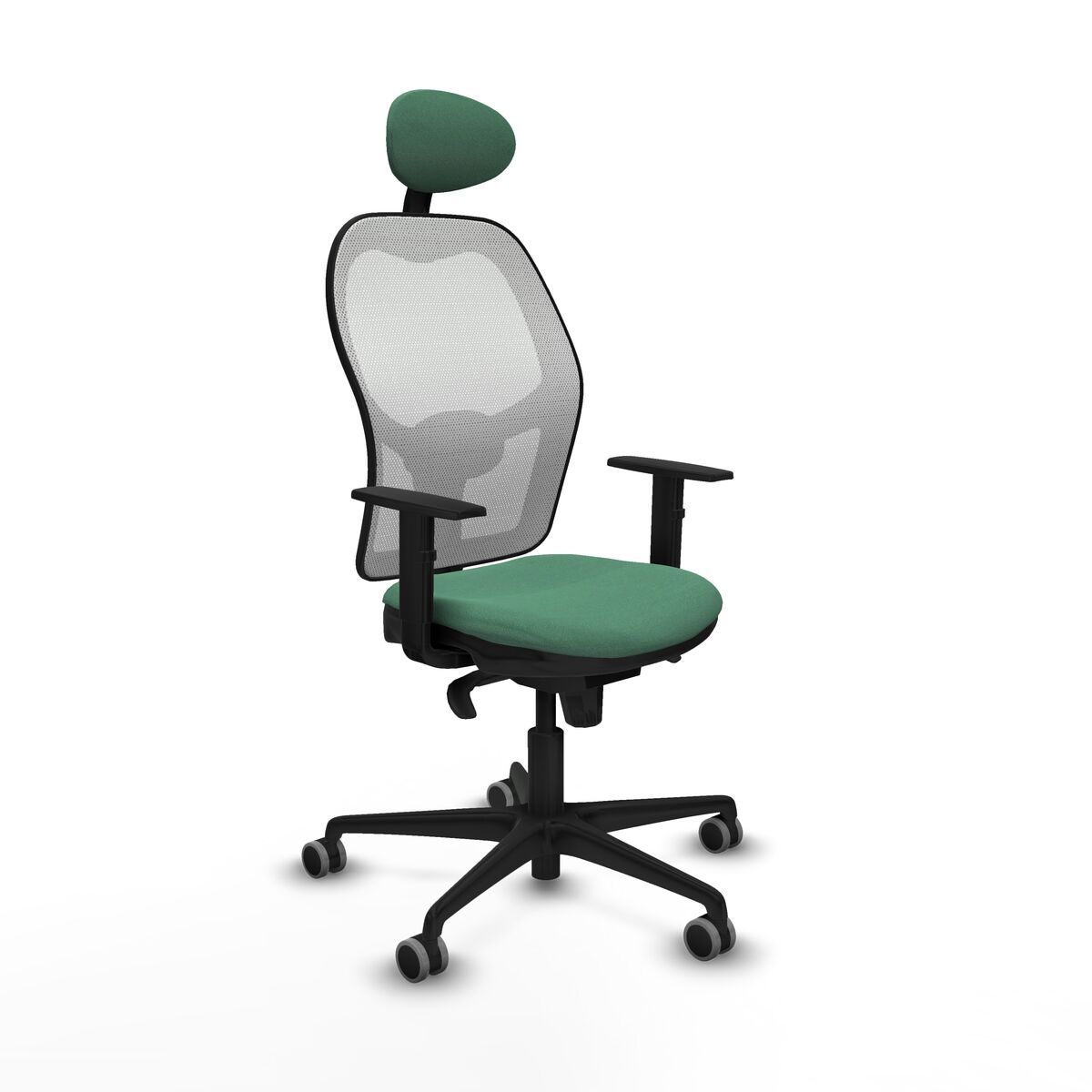 Office Chair with Headrest Jorquera Piqueras y Crespo 1D036G1 Emerald Green