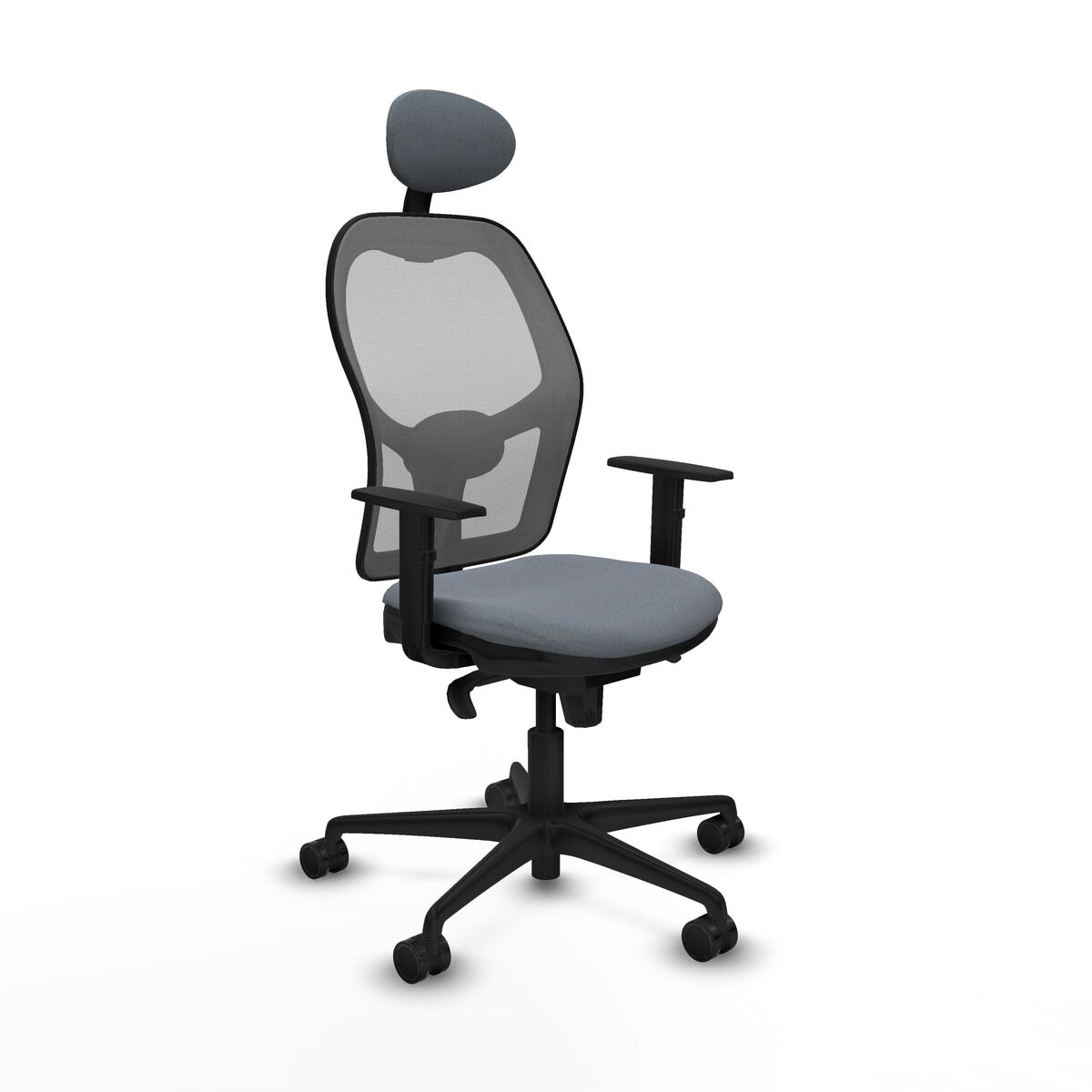 Office Chair with Headrest Jorquera Piqueras y Crespo 1D036N1 Grey
