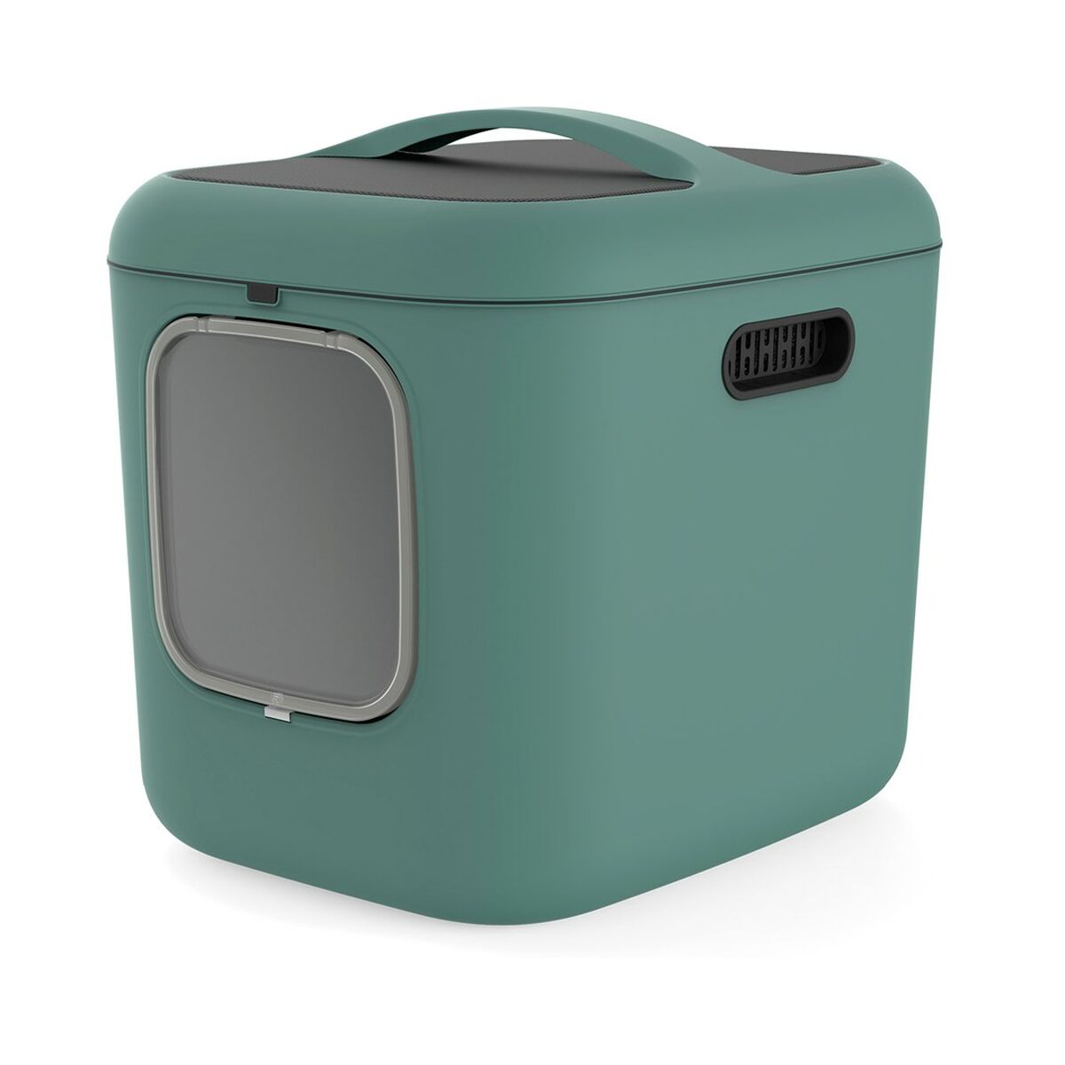 Cat Litter Box Rotho Green Plastic