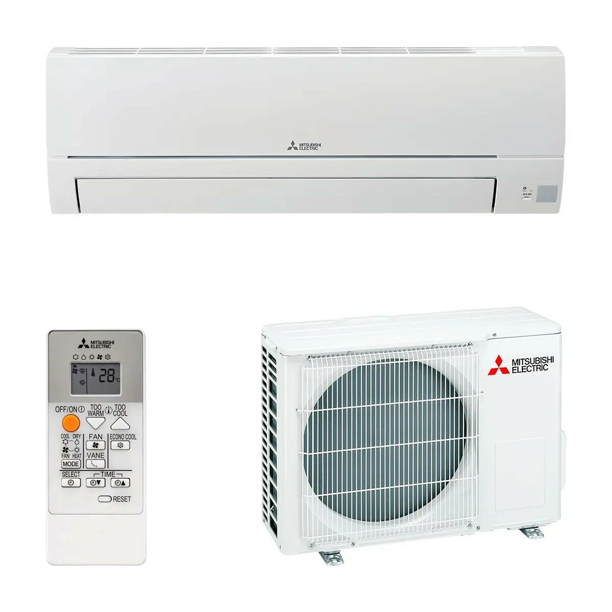 Air Conditioning Mitsubishi Electric MSZHR25VFK White A++ 2150 / 2752 fg/h 2709 kcal/h 2150 fg/h