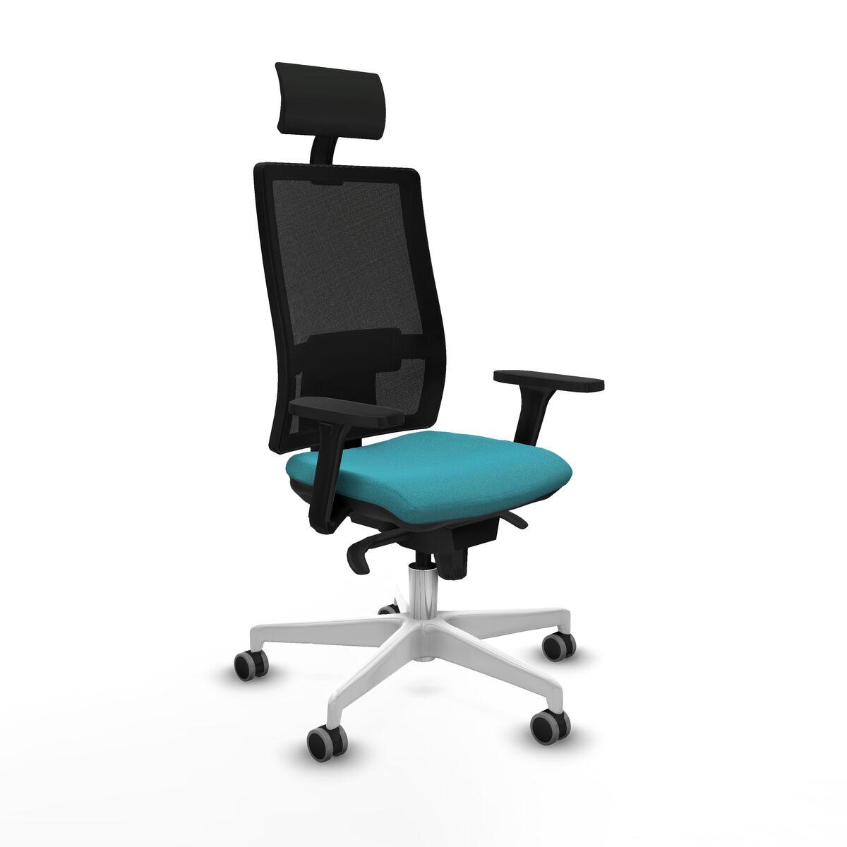 Office Chair Piqueras y Crespo 3D026G1 Turquoise