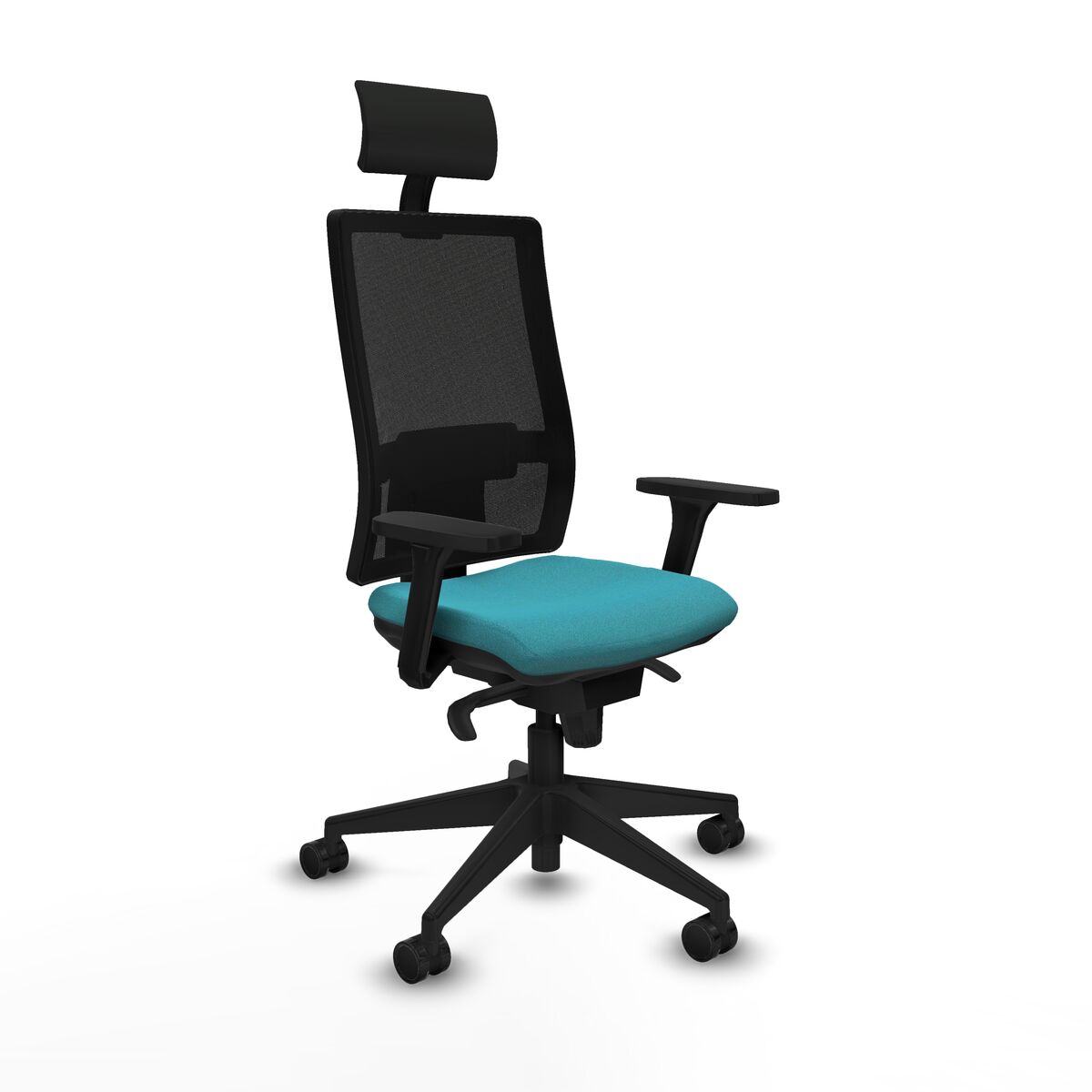 Office Chair Piqueras y Crespo 3D066N1 Turquoise