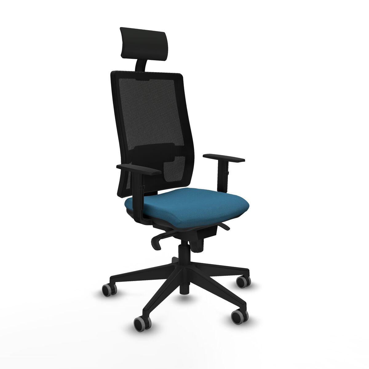 Office Chair Piqueras y Crespo 1D066G1 Petroleum green