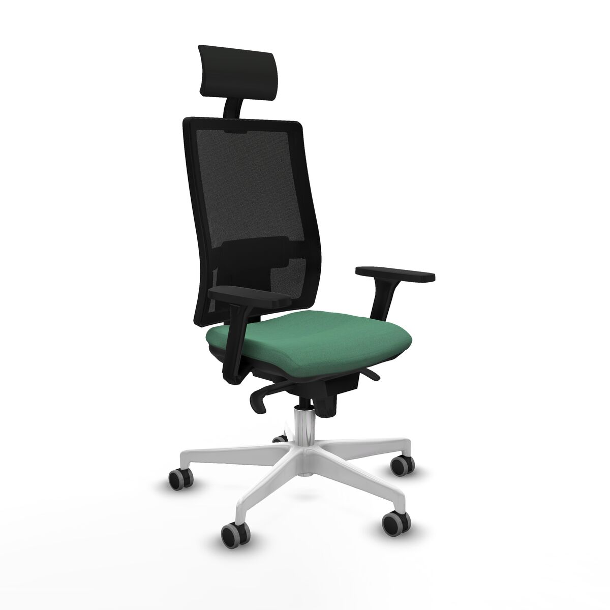 Office Chair Piqueras y Crespo 3D026G1 Emerald Green