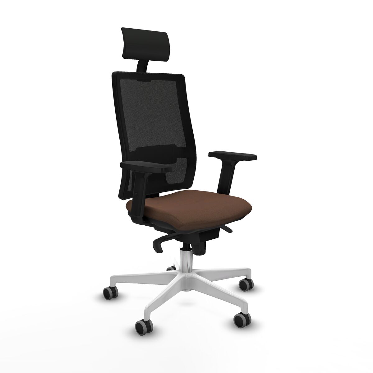 Office Chair with Headrest Piqueras y Crespo 2D026G1 Dark brown