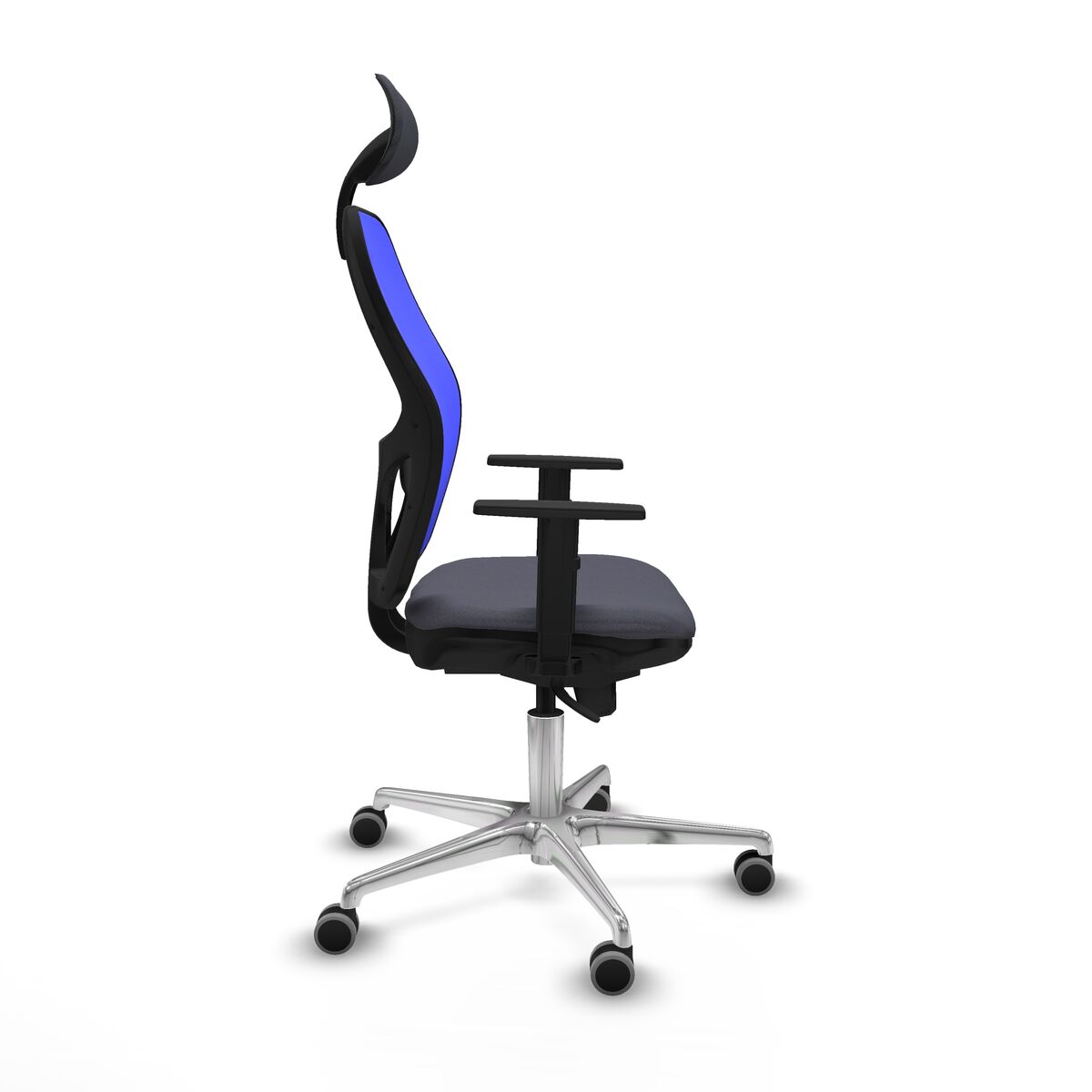 Office Chair with Headrest Jorquera Piqueras y Crespo 1D086G1 Dark grey