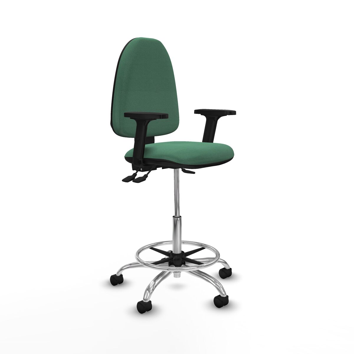 Office Chair Piqueras y Crespo B2D05RN Emerald Green High