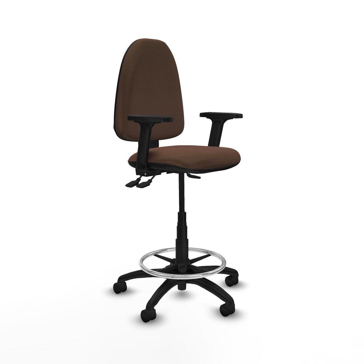 Office Chair Piqueras y Crespo B2D01RN Dark brown High