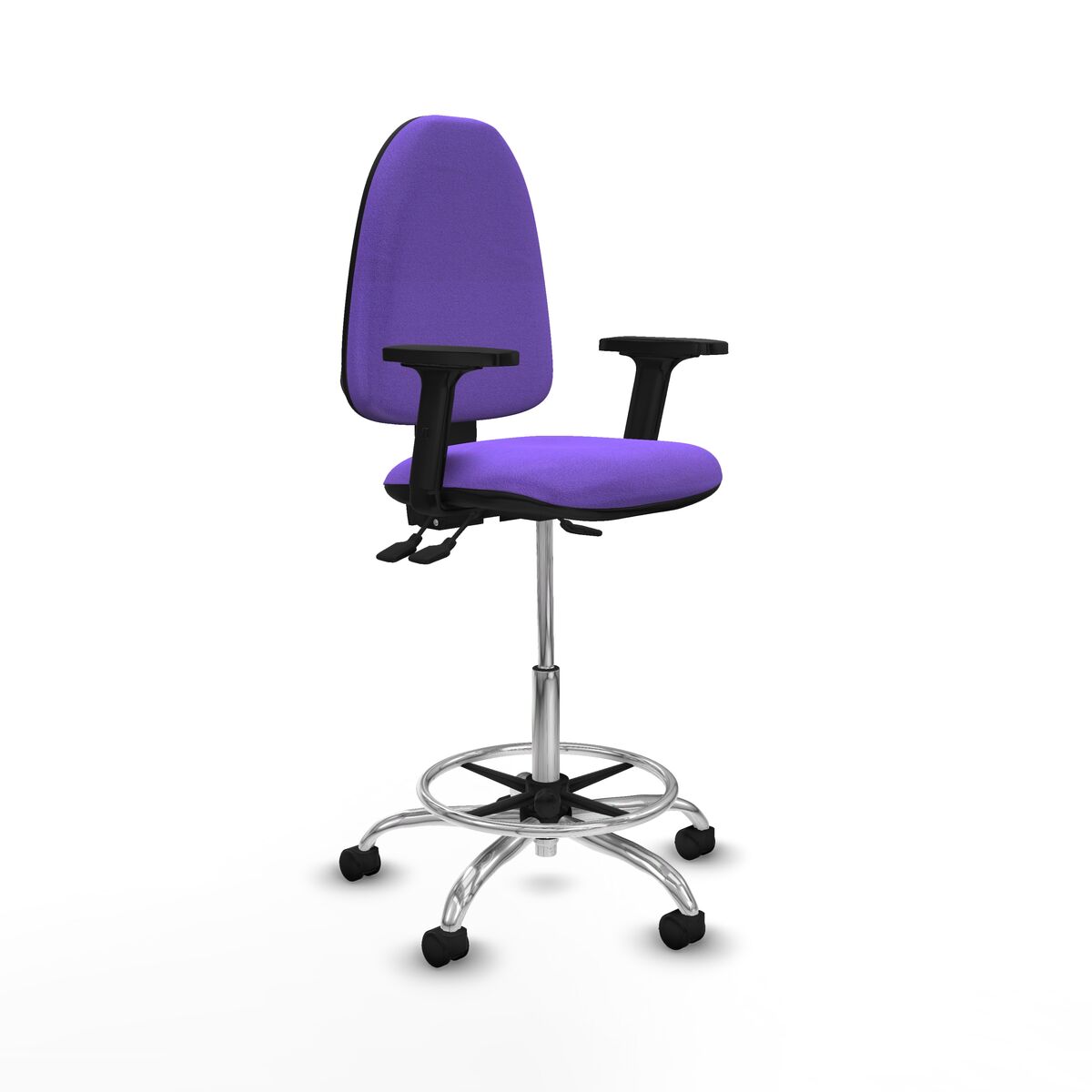 Office Chair Piqueras y Crespo B2D05RN Lilac High