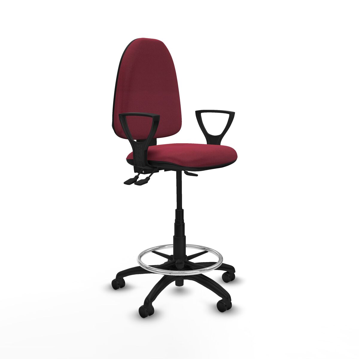 Office Chair Piqueras y Crespo BFN01RF Maroon High