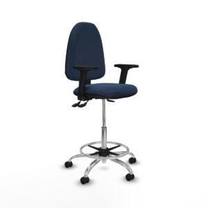 Office Chair Piqueras y Crespo B2D05RP Navy Blue High