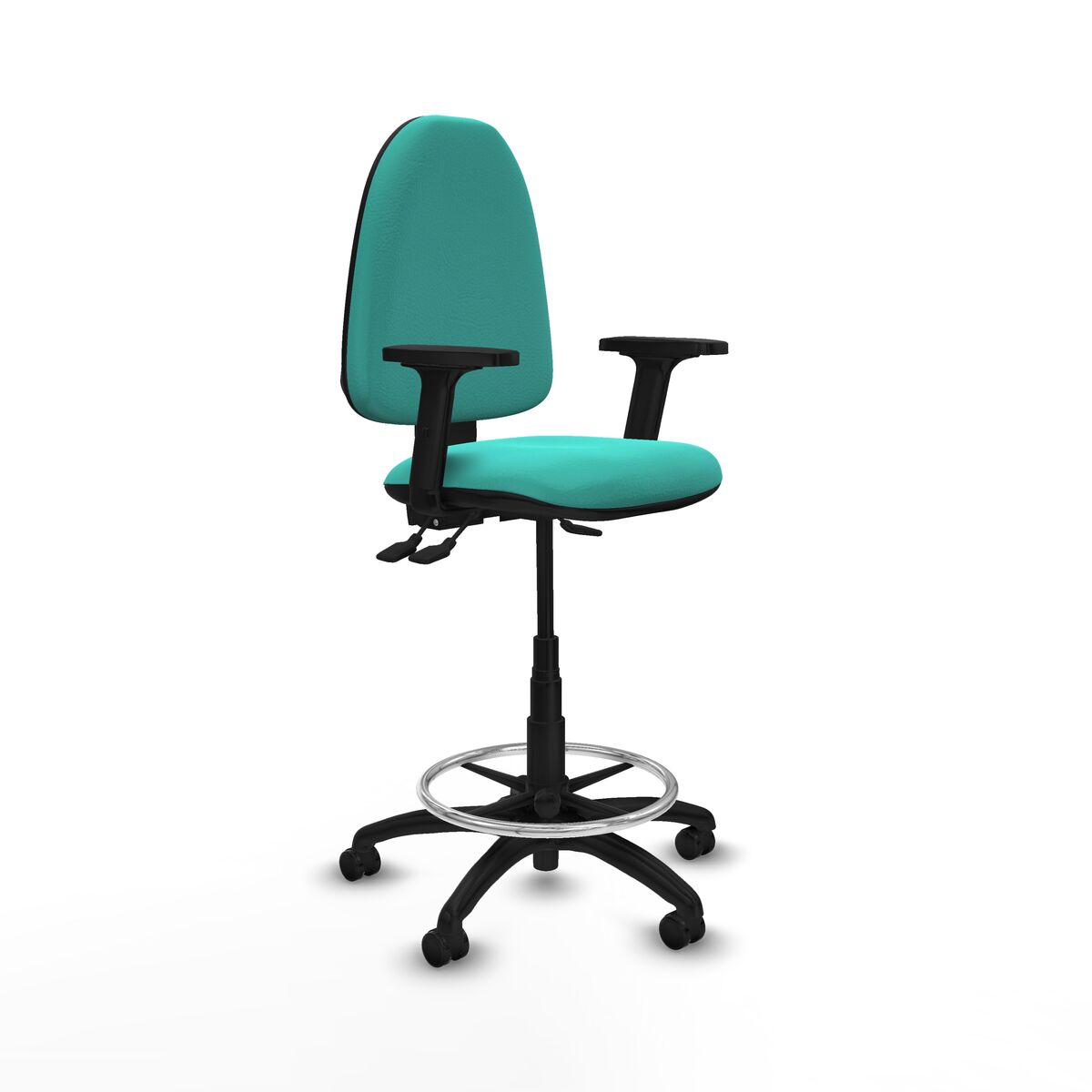 Office Chair Piqueras y Crespo B2D01RP Turquoise High