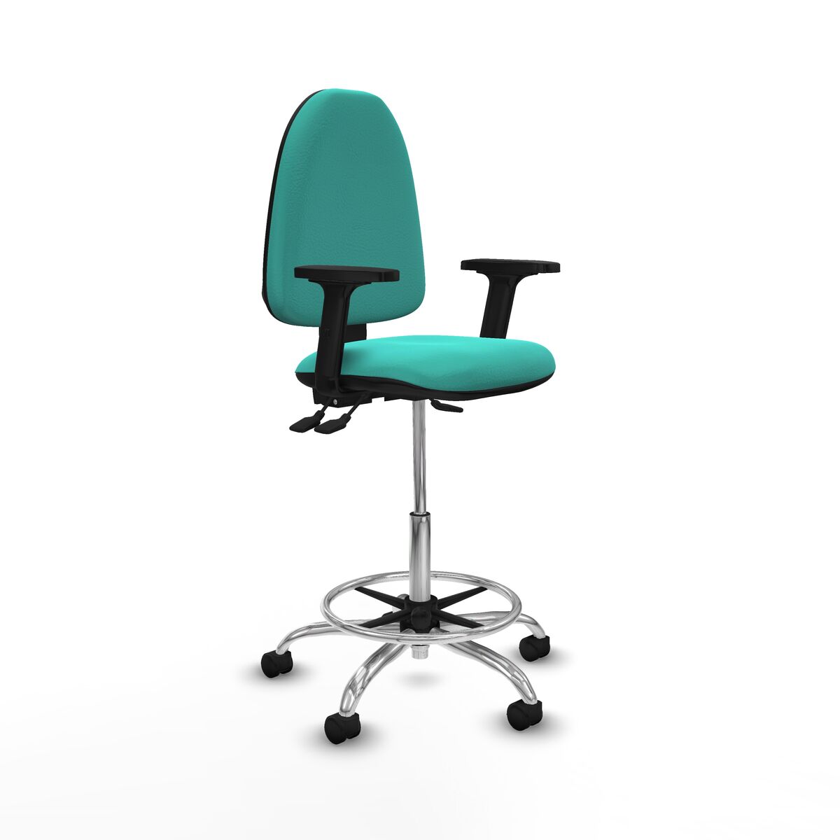 Office Chair Piqueras y Crespo B2D05RN Turquoise High