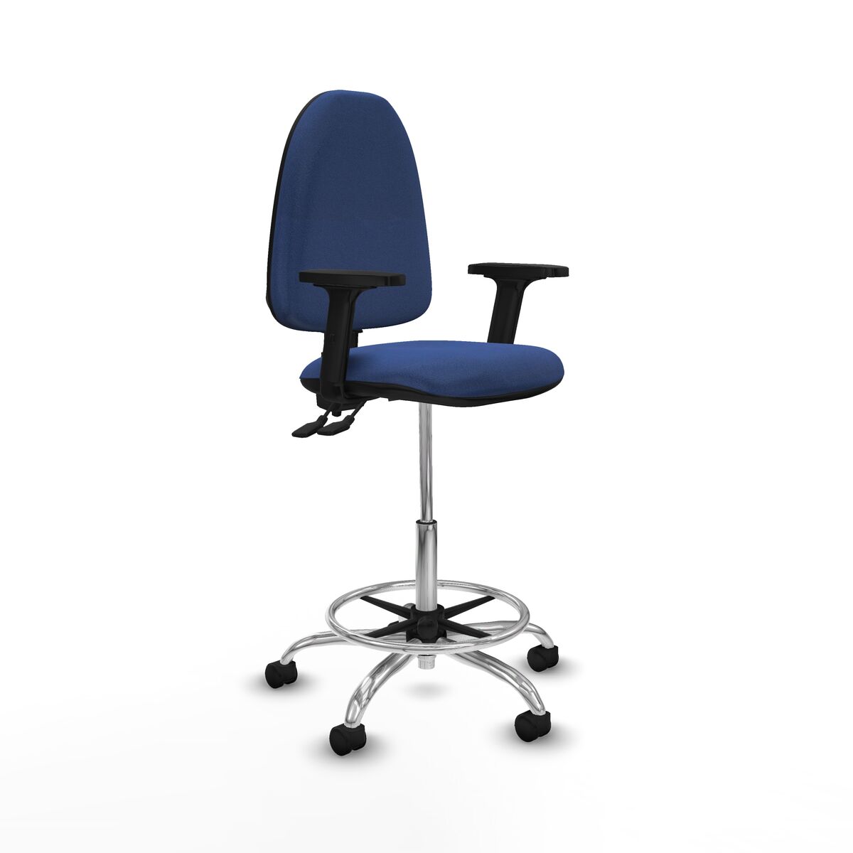 Office Chair Piqueras y Crespo B2D05RN Navy Blue High