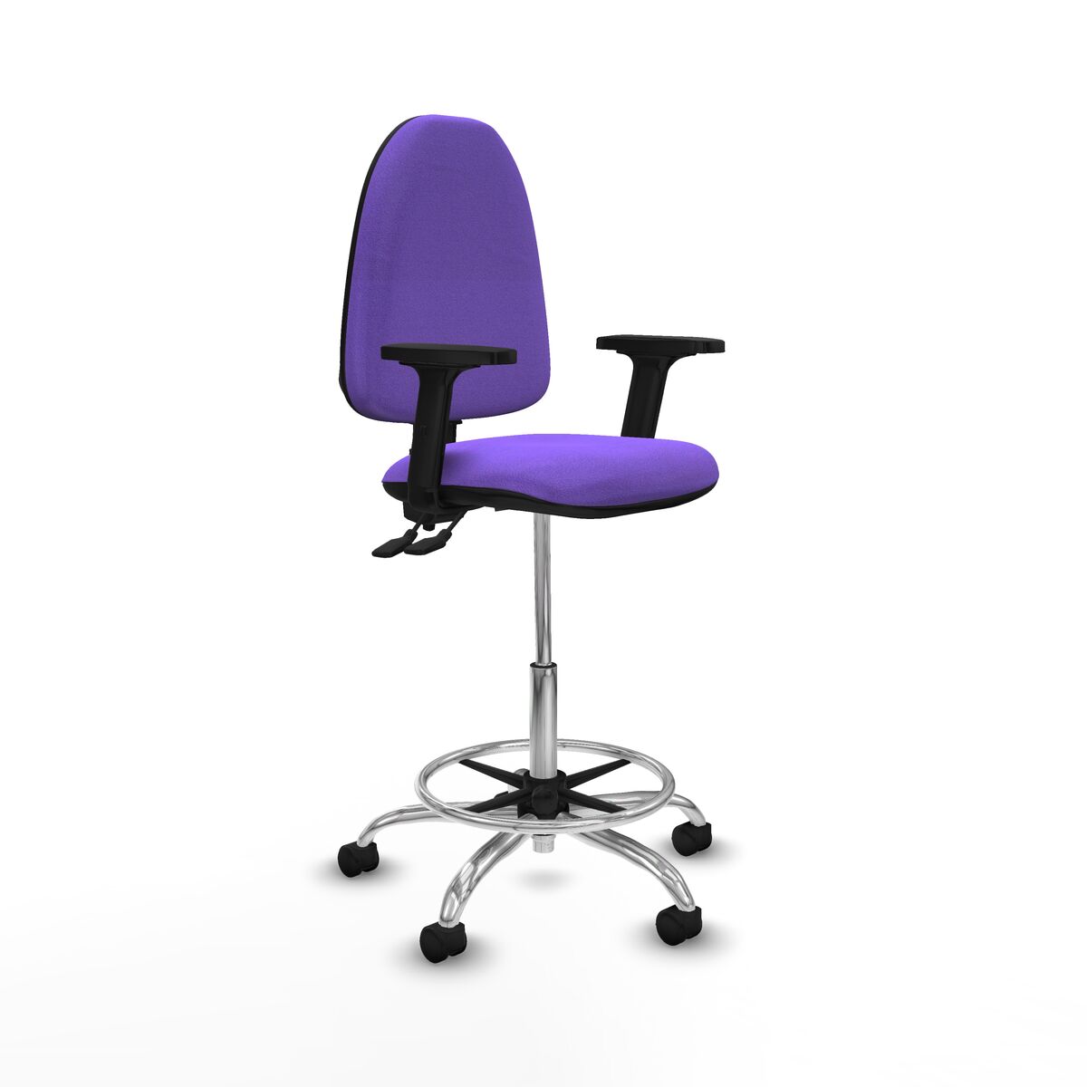 Office Chair Piqueras y Crespo B2D05RN Lilac High