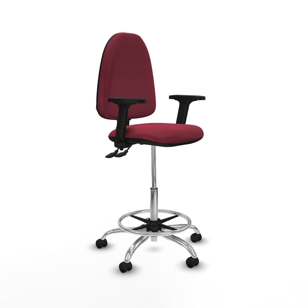 Office Chair Piqueras y Crespo B2D05RF Maroon High