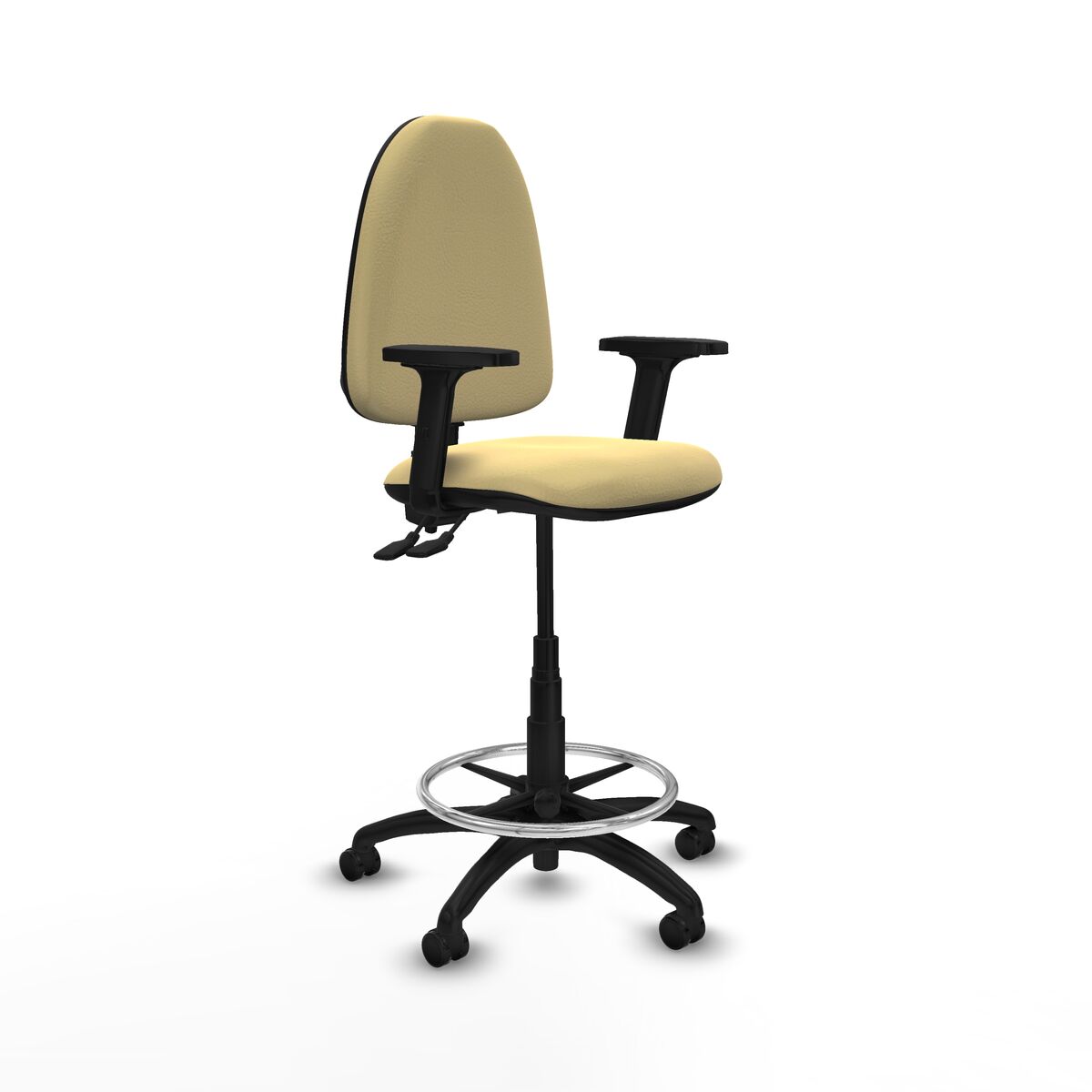 Office Chair Piqueras y Crespo B2D01RP Cream High