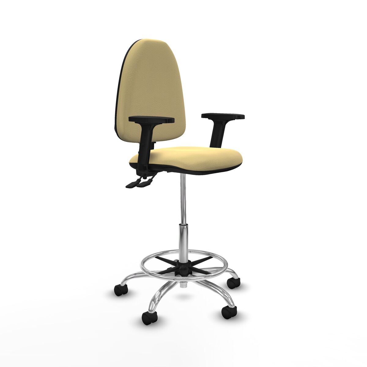 Office Chair Piqueras y Crespo B2D05RN Cream High
