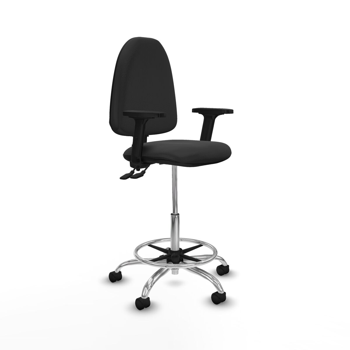 Office Chair Piqueras y Crespo B2D05RN Dark grey High