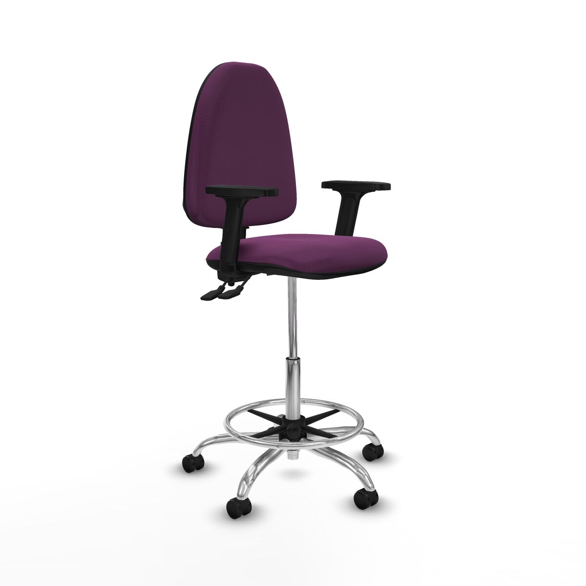 Office Chair Piqueras y Crespo B2D05RF Purple High