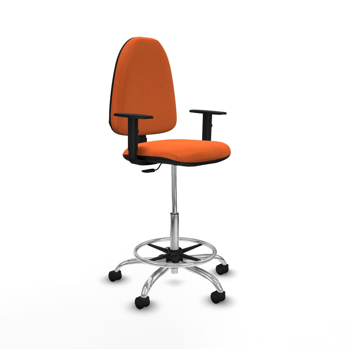 Office Chair Piqueras y Crespo B1D05RN Orange High