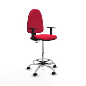 Office Chair Piqueras y Crespo B1D05RP Red High
