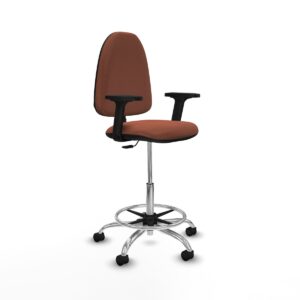 Office Chair Piqueras y Crespo B2D05RN Brown High