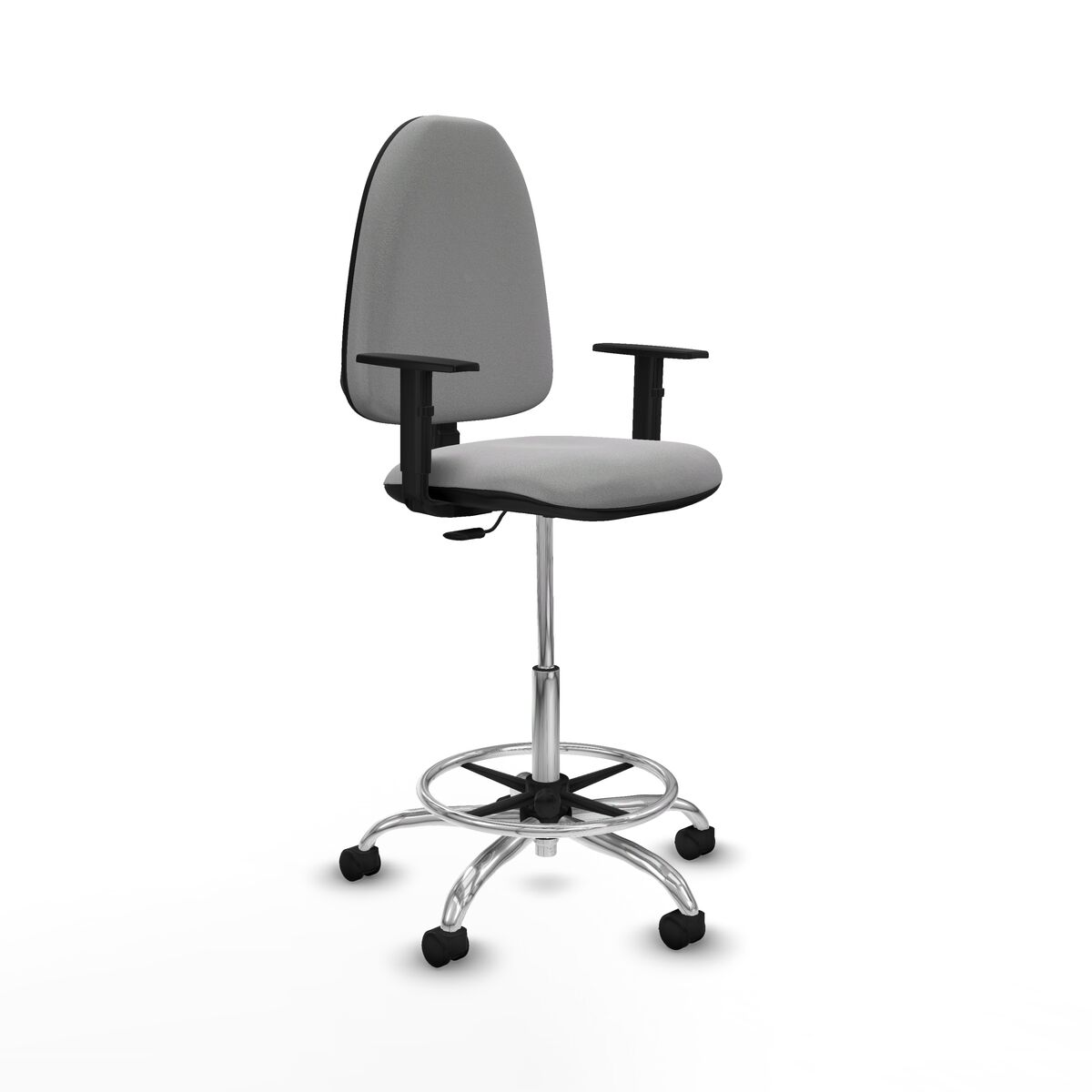 Office Chair Piqueras y Crespo B1D05RN Light grey High